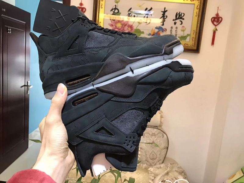 Authentic KAWS x Air Jordan 4 “Cool Grey Black”